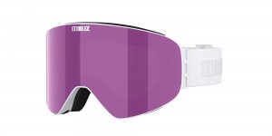 Bliz Flow Ski Goggles Valkoinen Pinkki | FJHY-29064