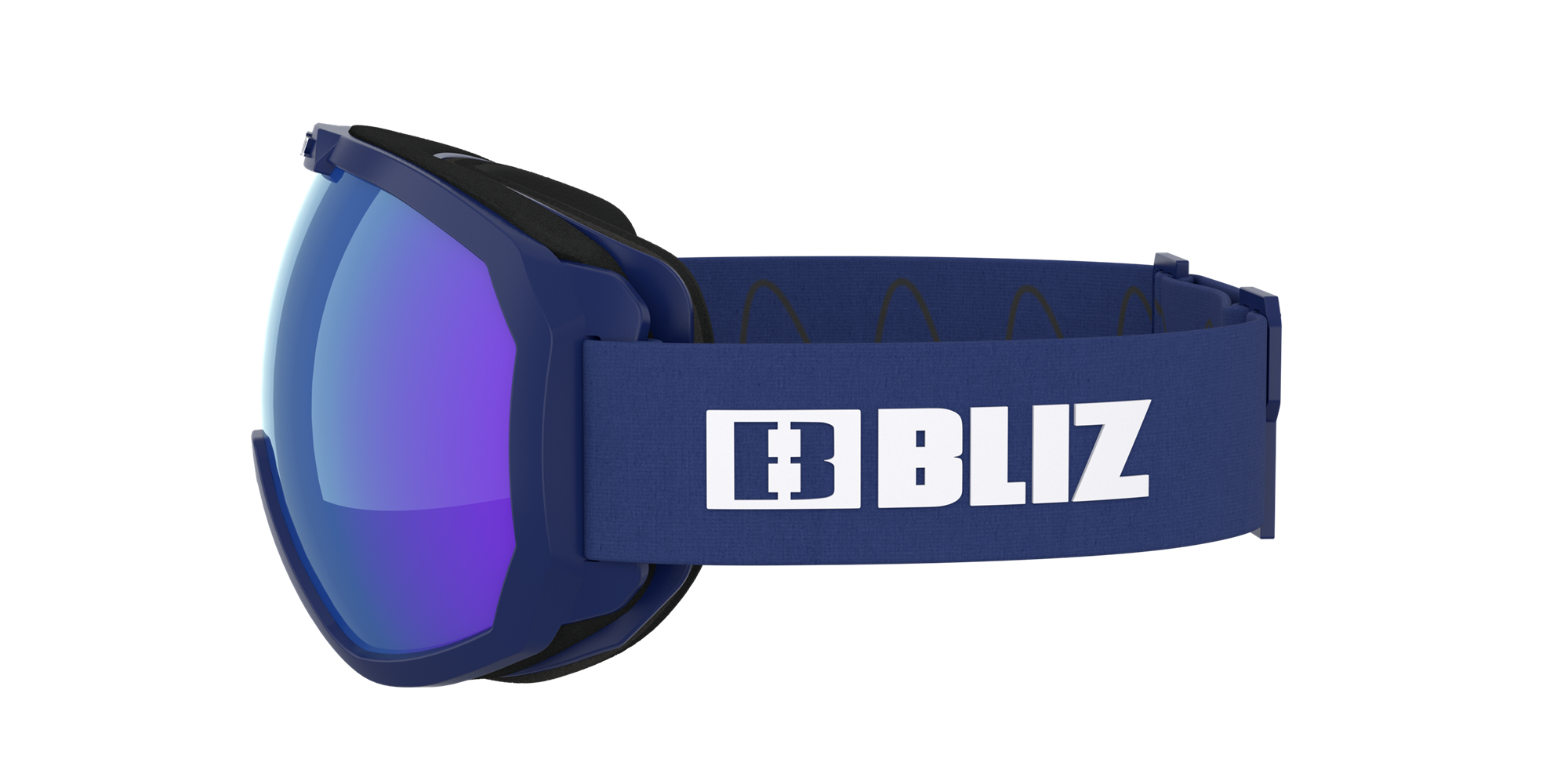 Bliz Charge Otg Ski Goggles Tummansininen Valkoinen Ruskea Sininen | SZMH-63581