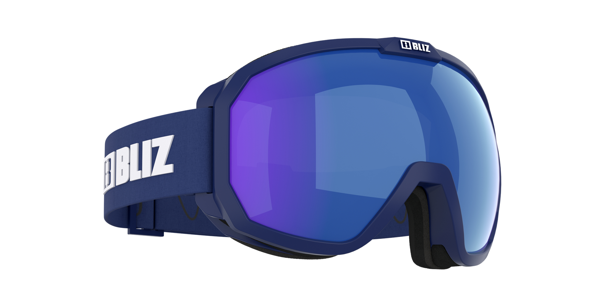 Bliz Charge Otg Ski Goggles Tummansininen Valkoinen Ruskea Sininen | SZMH-63581