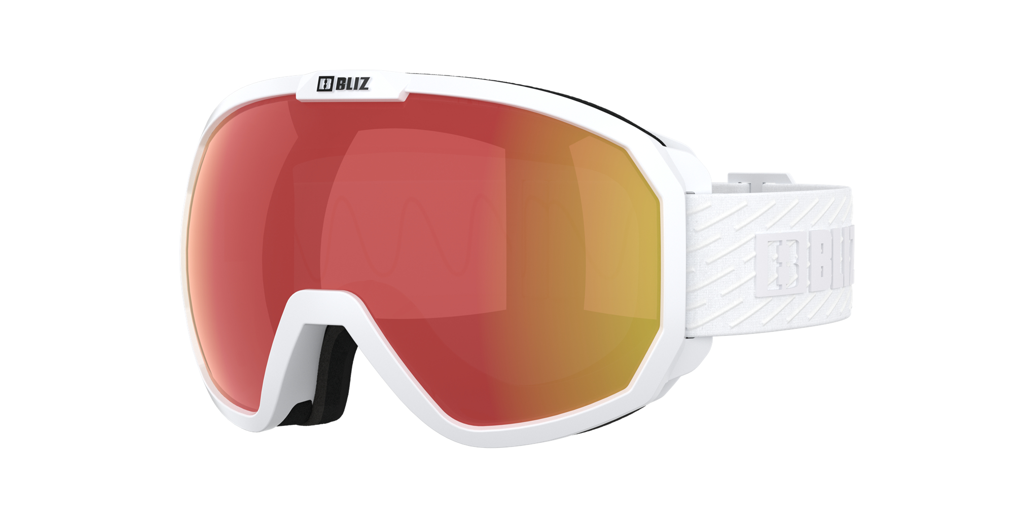 Bliz Charge Otg Ski Goggles Valkoinen Mustat Ruskea Punainen | GBRY-17485