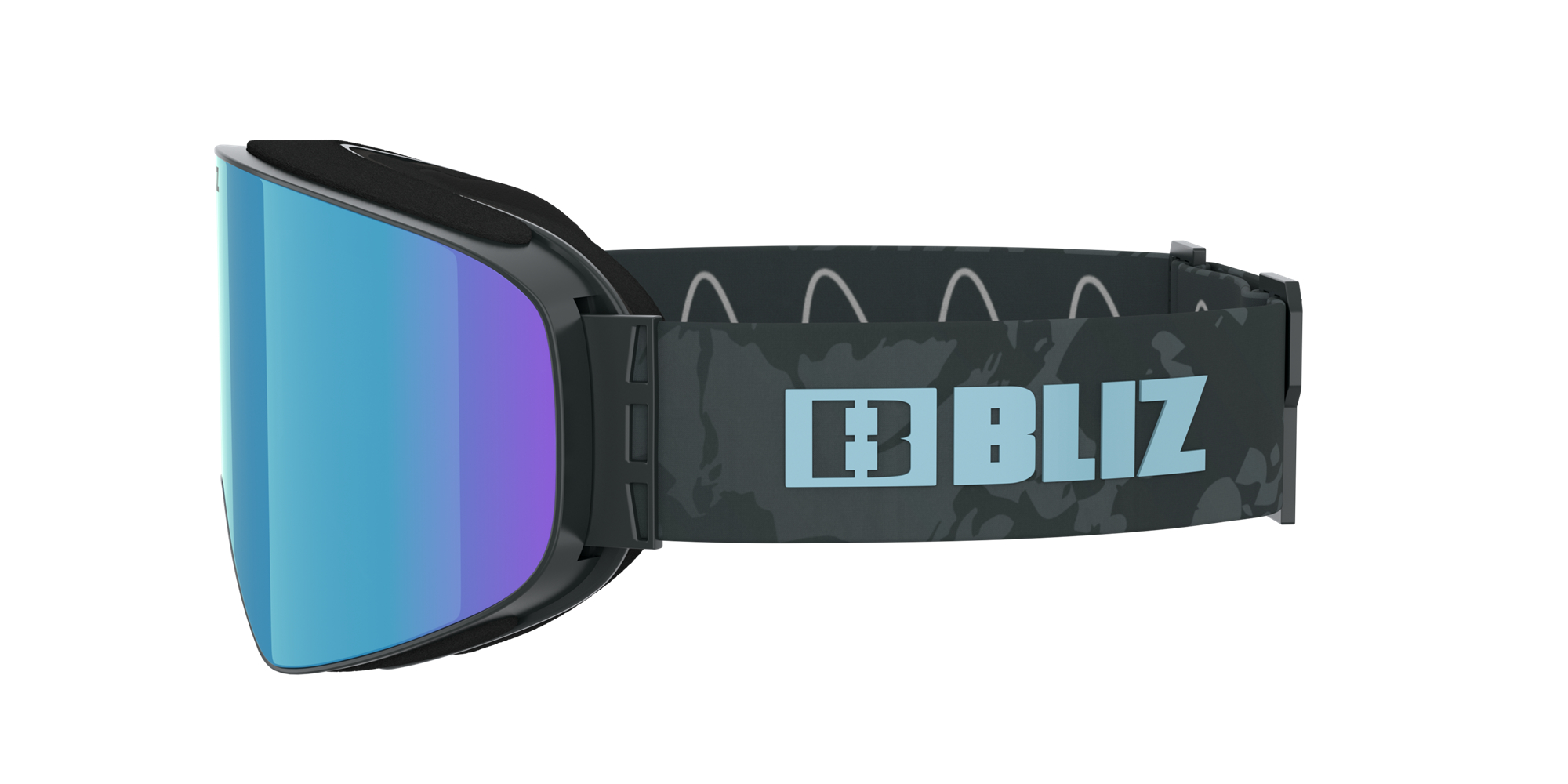 Bliz Flow Ski Goggles Harmaat Sininen | WUZO-08176