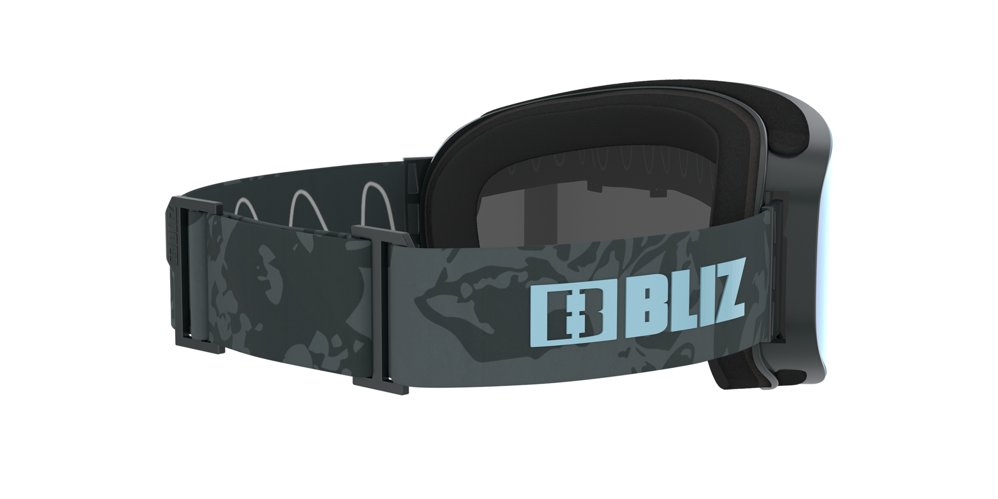 Bliz Flow Ski Goggles Harmaat Sininen | WUZO-08176