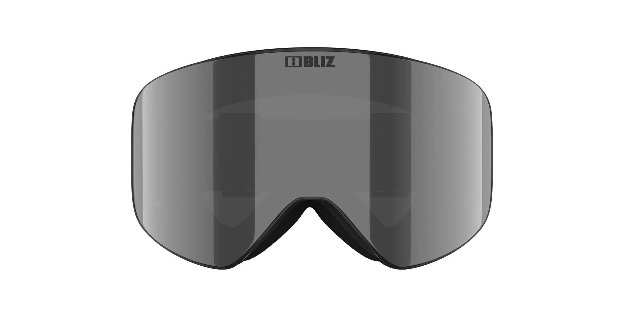 Bliz Flow Ski Goggles Mustat Hopea | JHTC-52016