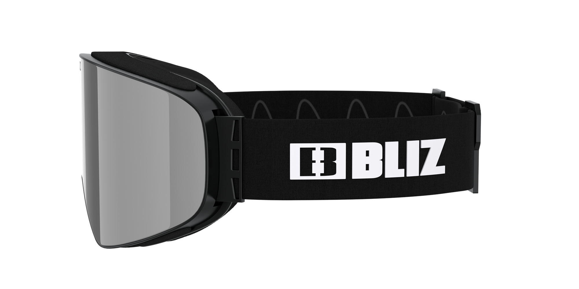 Bliz Flow Ski Goggles Mustat Hopea | JHTC-52016