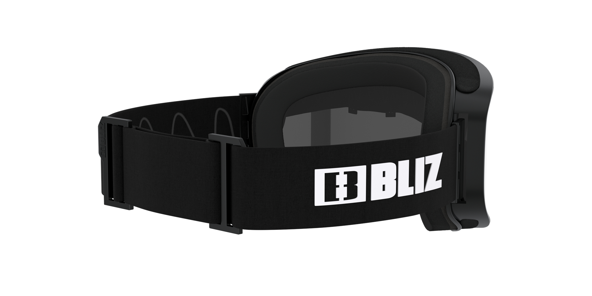 Bliz Flow Ski Goggles Mustat Hopea | JHTC-52016