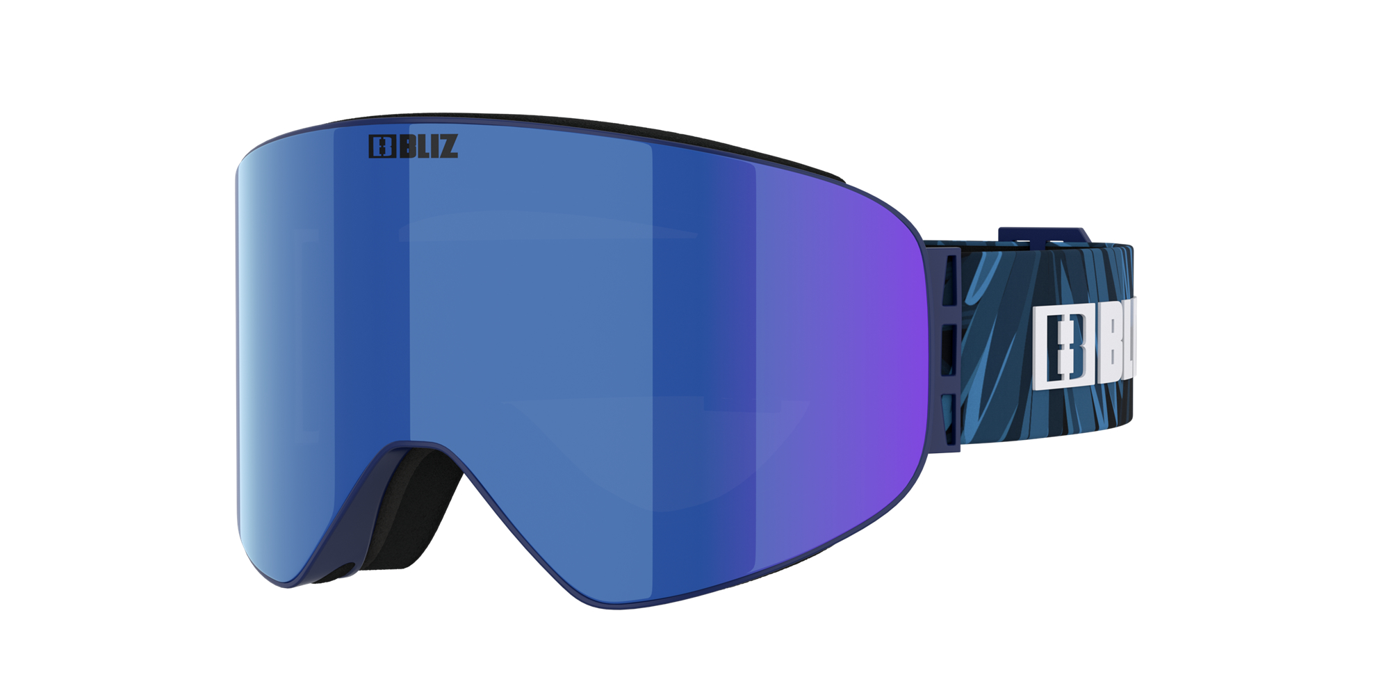 Bliz Flow Ski Goggles Sininen Ruskea Sininen | LFDW-59374