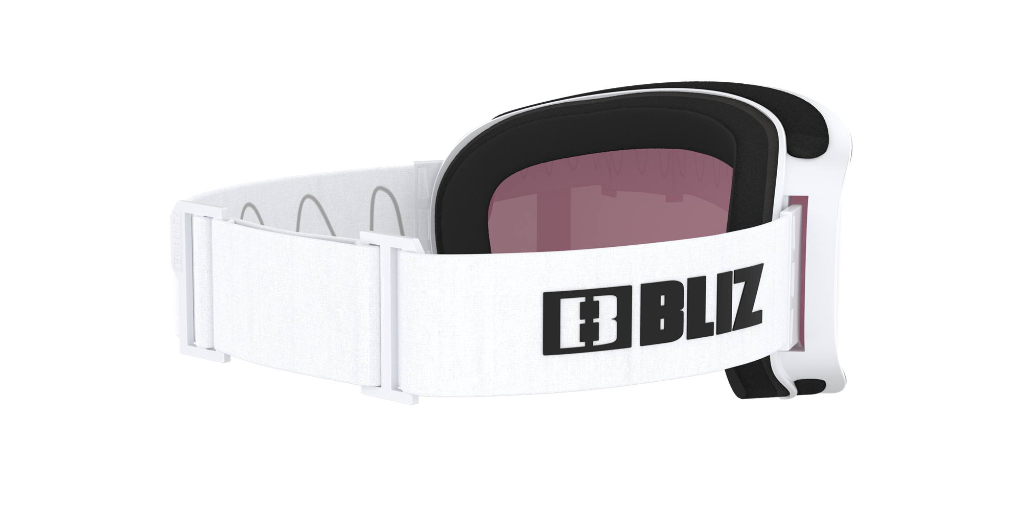 Bliz Flow Ski Goggles Valkoinen Pinkki Hopea | FXUM-80927