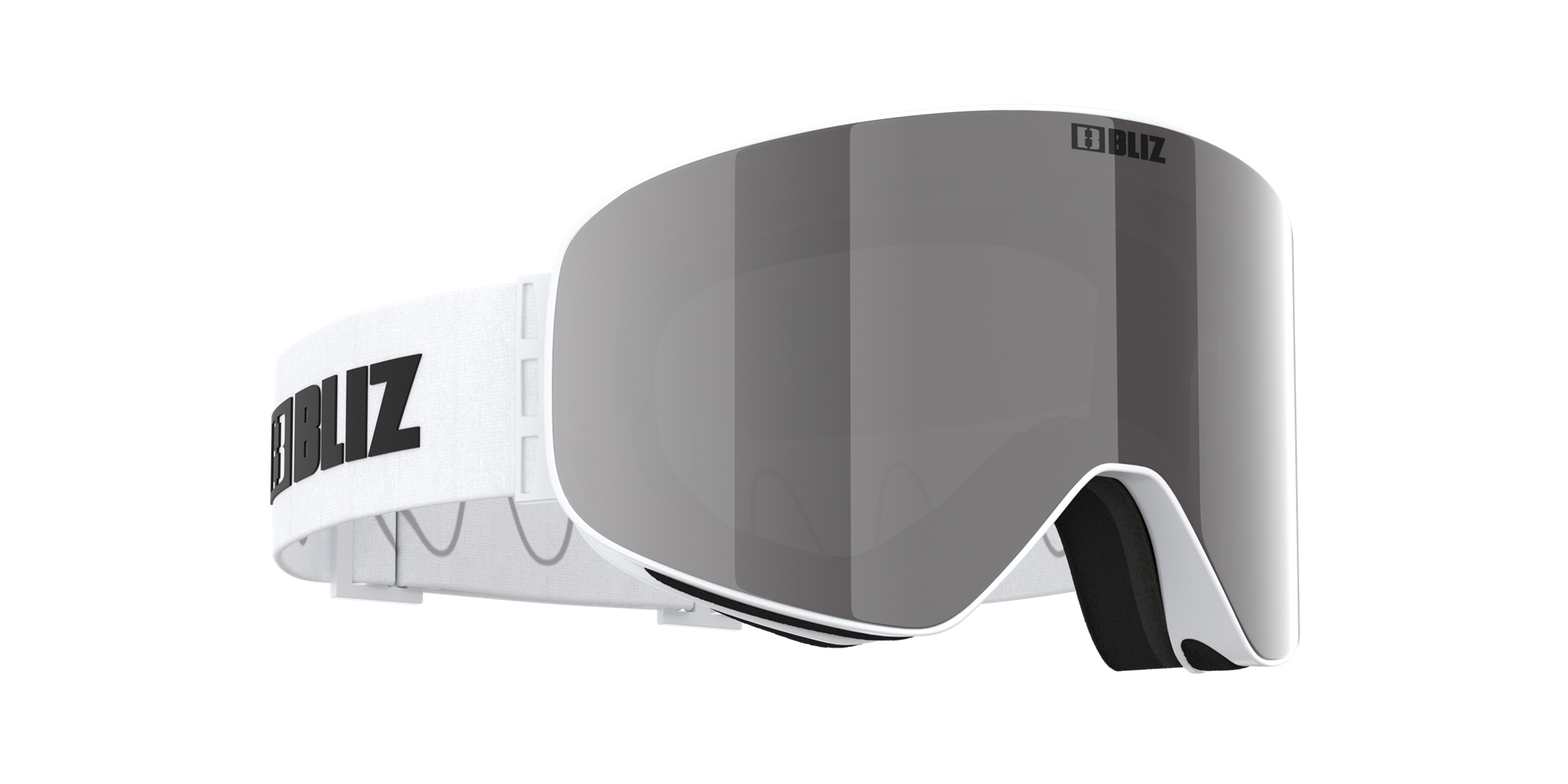 Bliz Flow Ski Goggles Valkoinen Pinkki Hopea | FXUM-80927