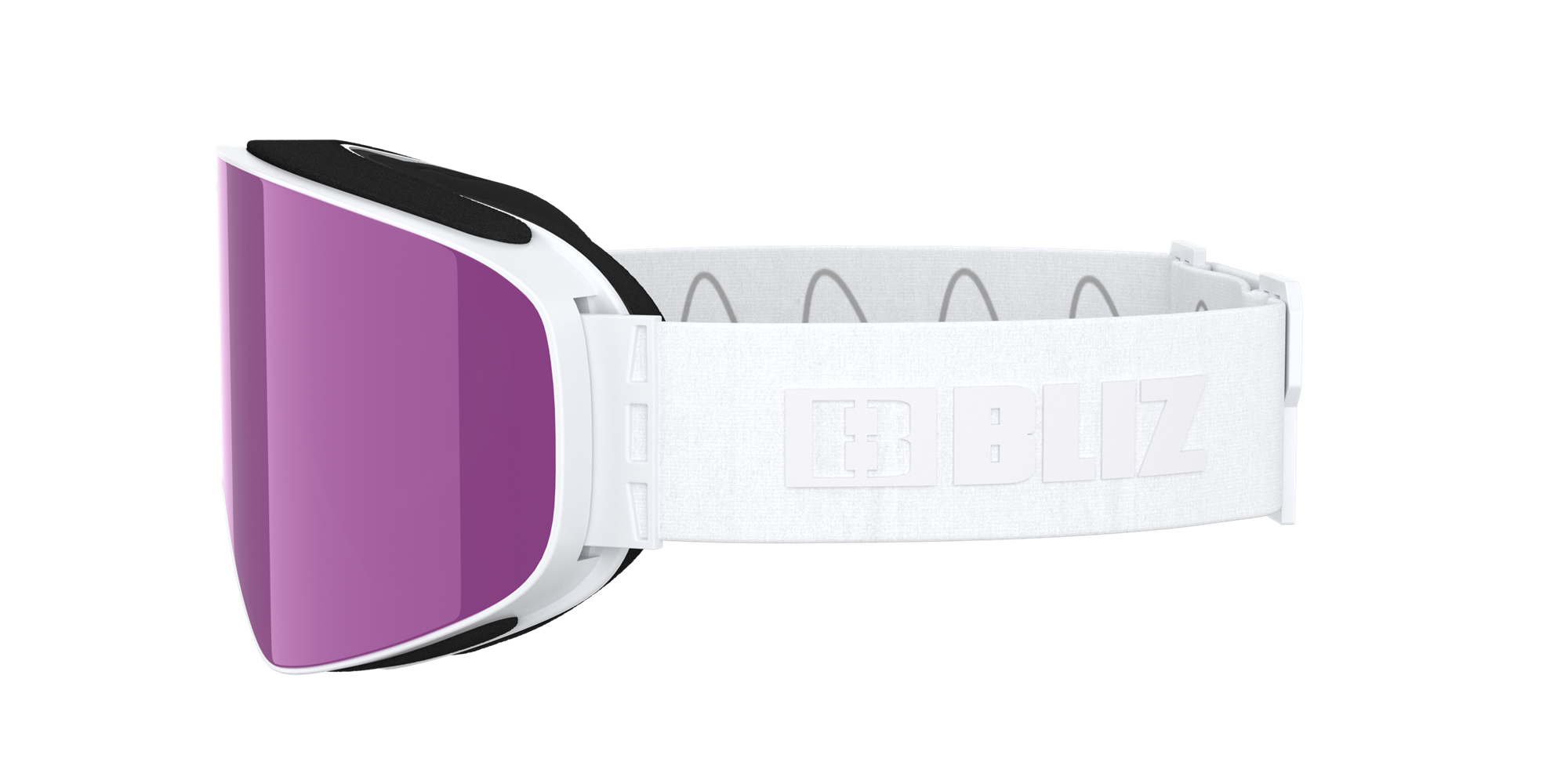 Bliz Flow Ski Goggles Valkoinen Pinkki | FJHY-29064