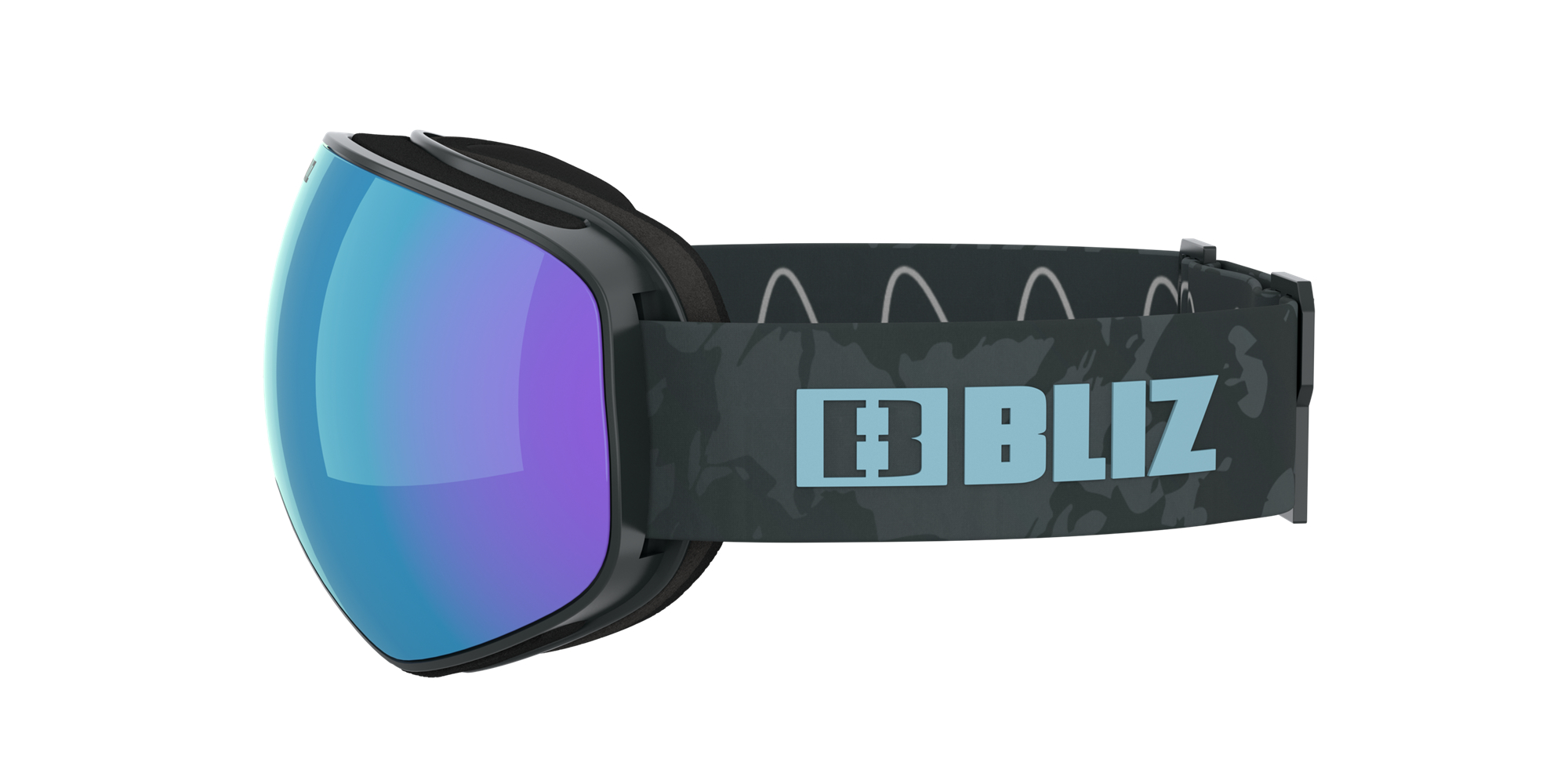 Bliz Floz Ski Goggles Harmaat Sininen | PGDL-53940