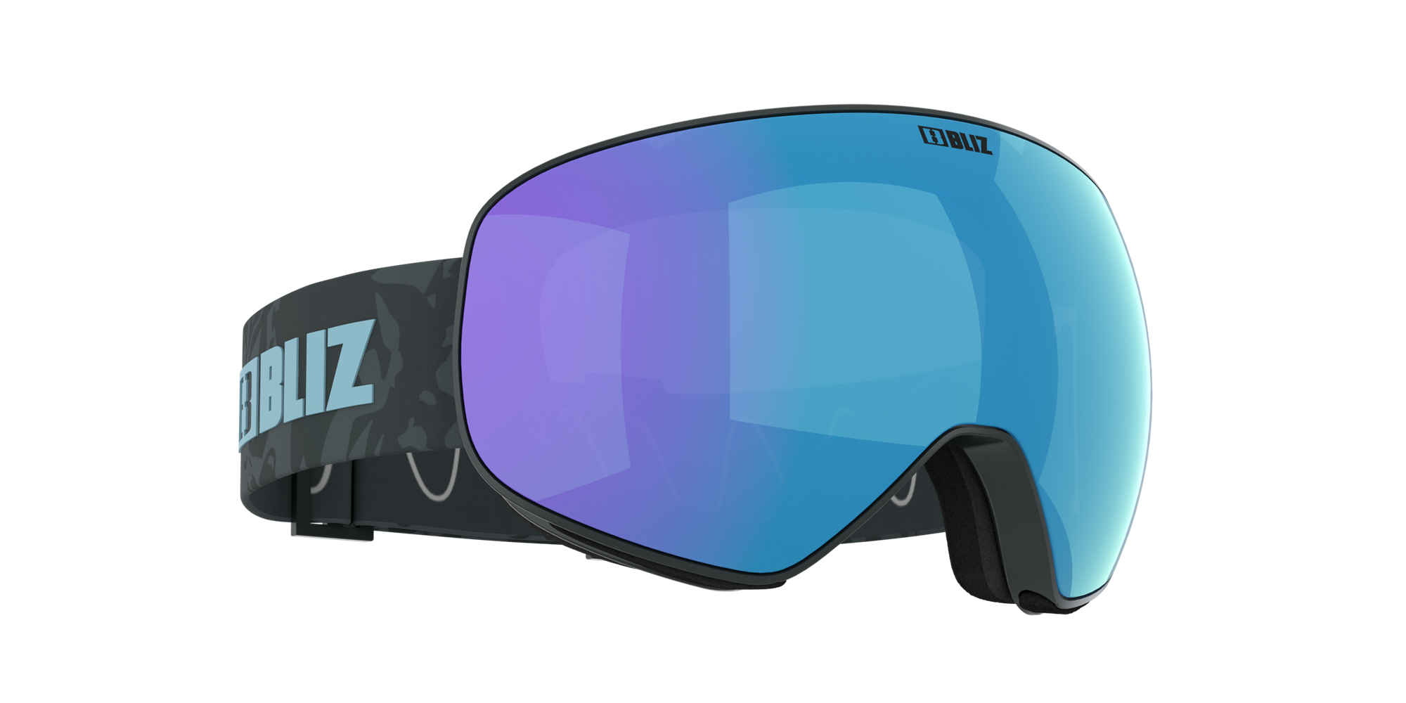 Bliz Floz Ski Goggles Harmaat Sininen | PGDL-53940