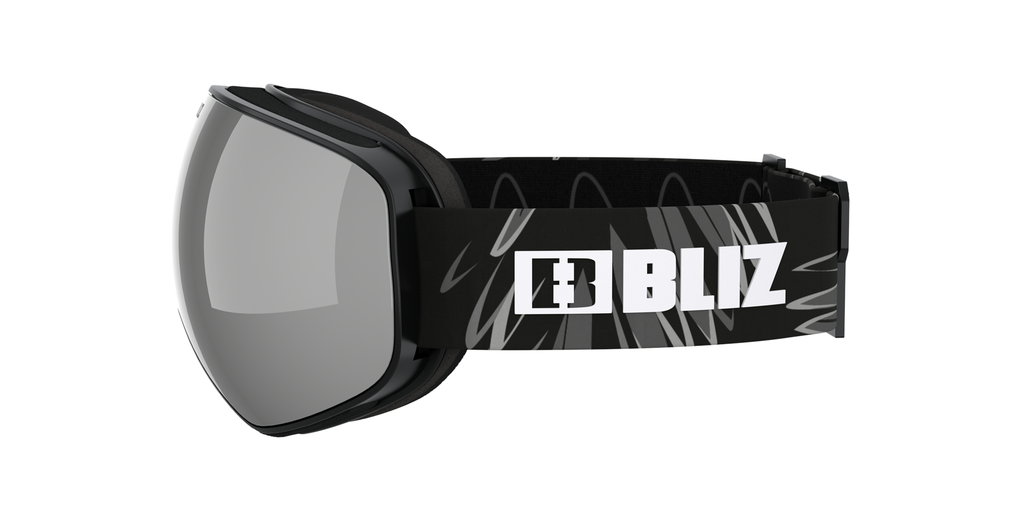 Bliz Floz Ski Goggles Mustat | BFGD-78206