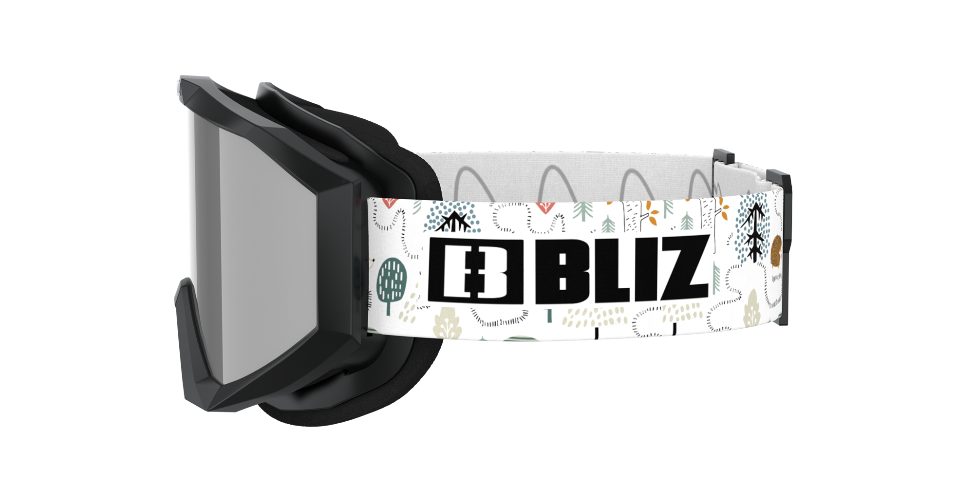 Bliz Liner Jr Ski Goggles Mustat Valkoinen | QEBJ-80156