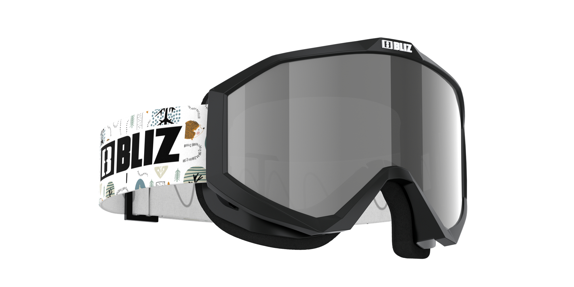 Bliz Liner Jr Ski Goggles Mustat Valkoinen | QEBJ-80156