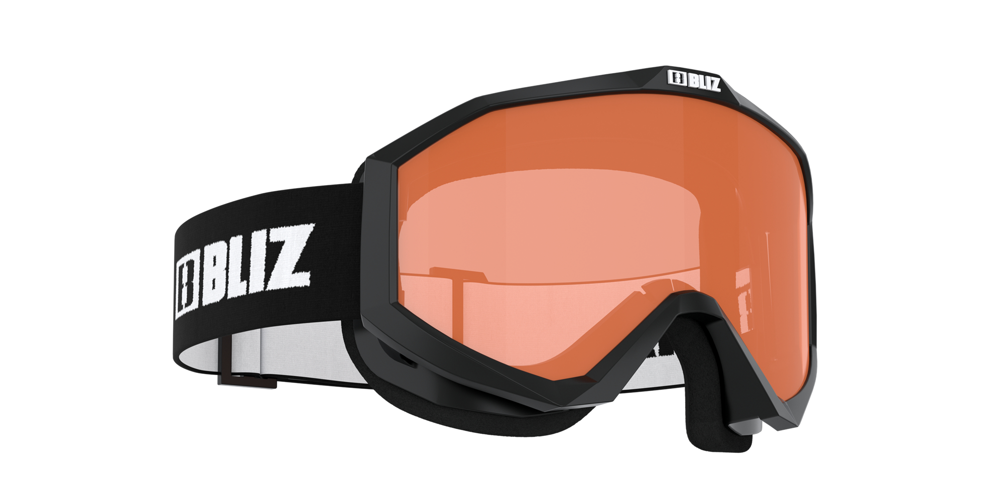 Bliz Liner Ski Goggles Mustat Valkoinen Oranssi | XHDO-03745