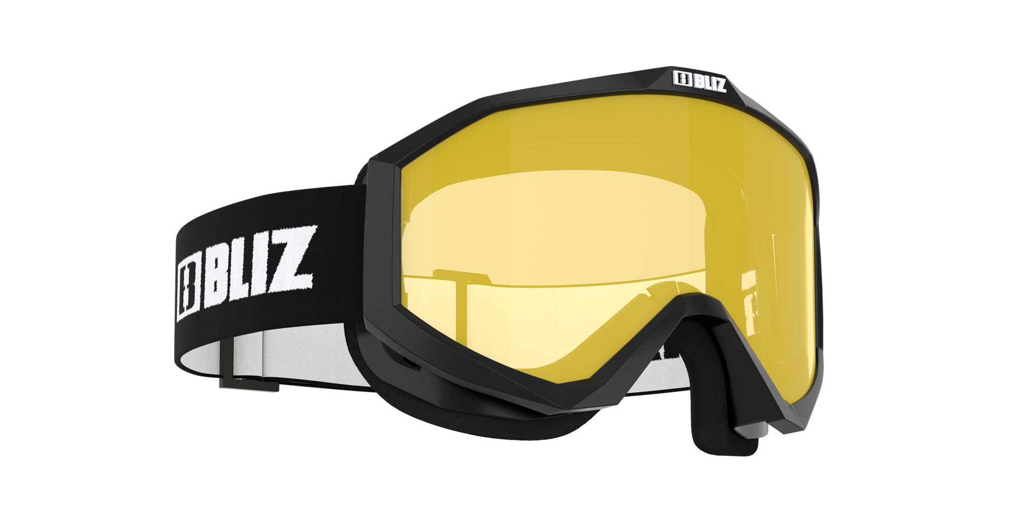 Bliz Liner Ski Goggles Mustat Valkoinen Keltainen | RKGY-39461