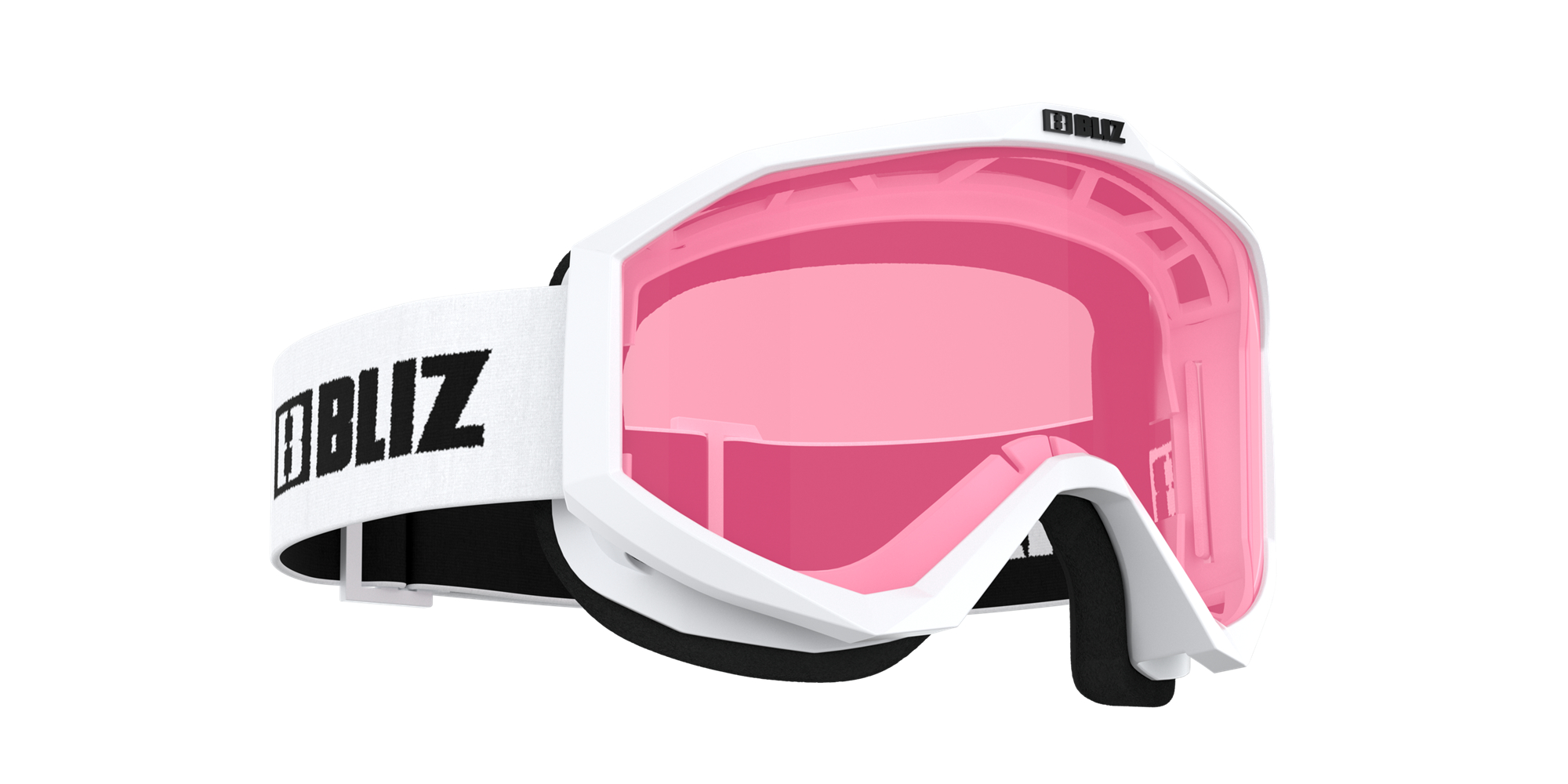 Bliz Liner Ski Goggles Valkoinen Mustat Pinkki | HUMF-23057