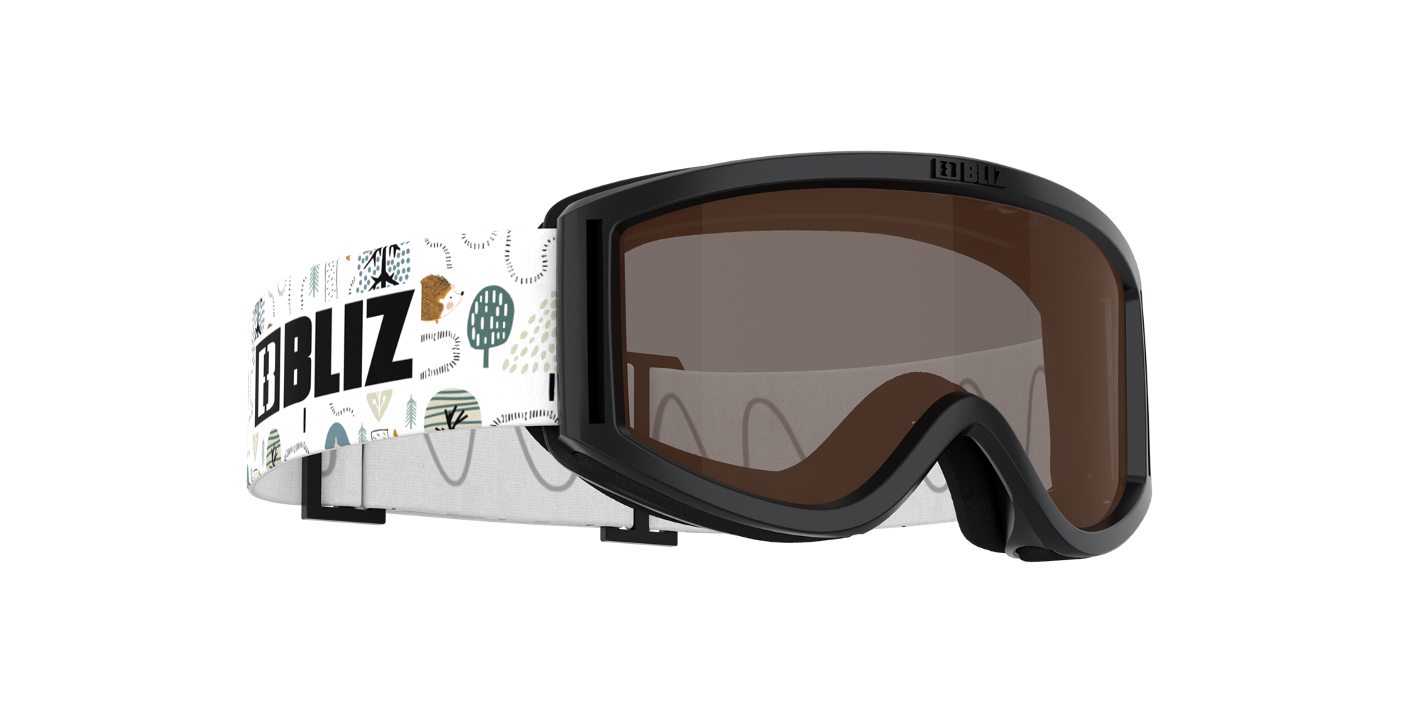 Bliz Pixie Ski Goggles Mustat Ruskea | ZYHK-27541