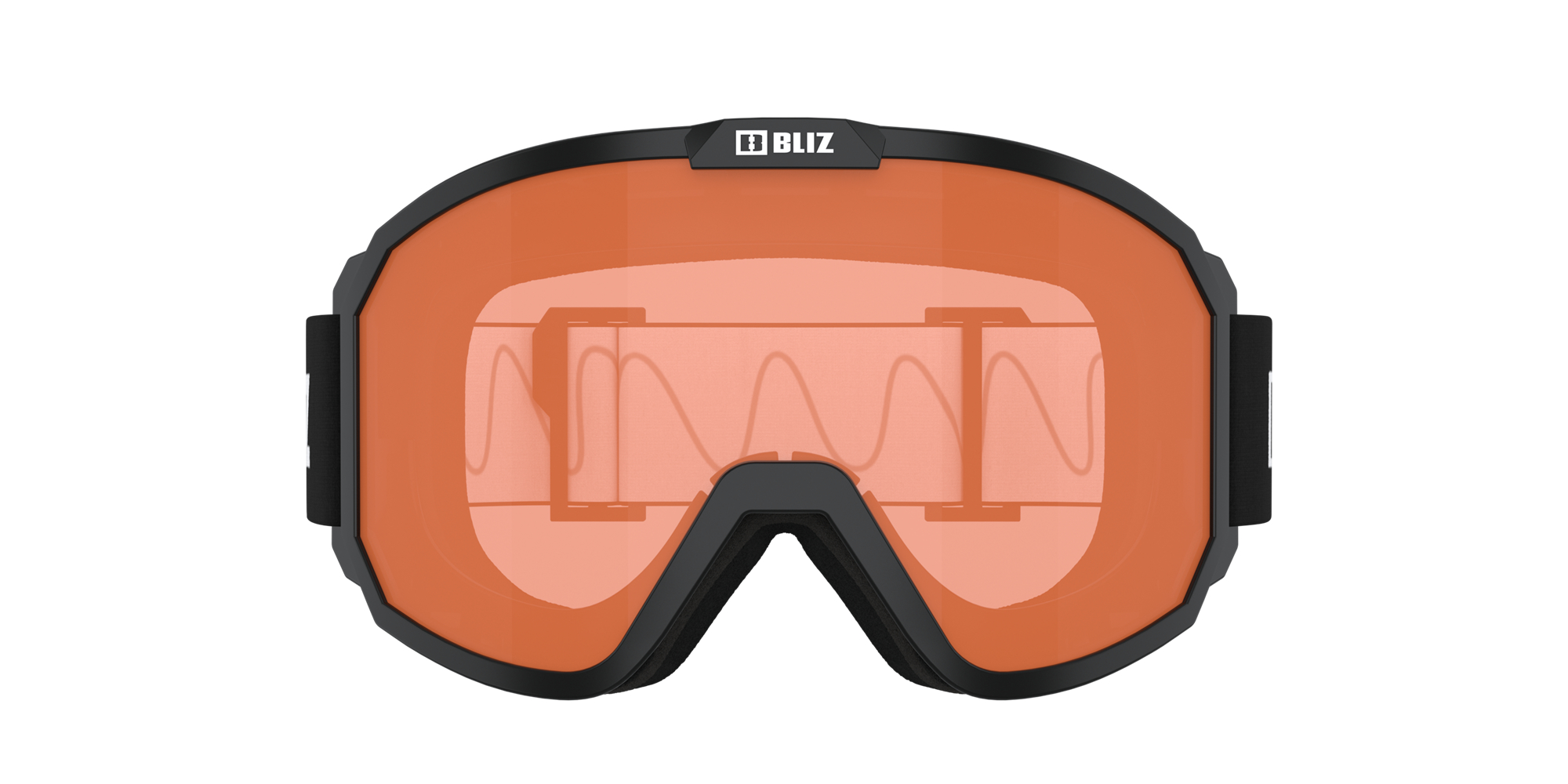 Bliz Rave Jr Ski Goggles Mustat Valkoinen Oranssi | HXFI-25174