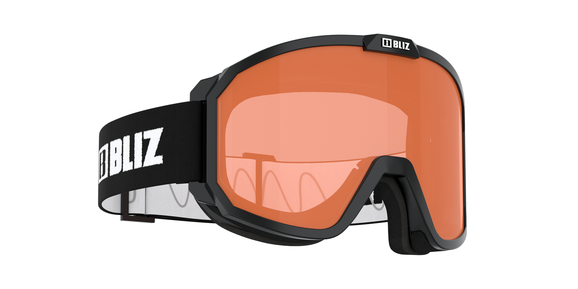 Bliz Rave Jr Ski Goggles Mustat Valkoinen Oranssi | HXFI-25174