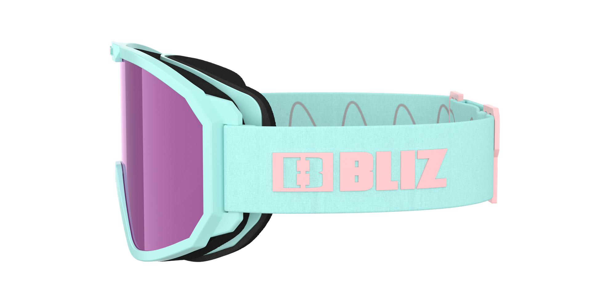 Bliz Rave Ski Goggles Minttu Pinkki Ruskea Pinkki | MWHD-76981