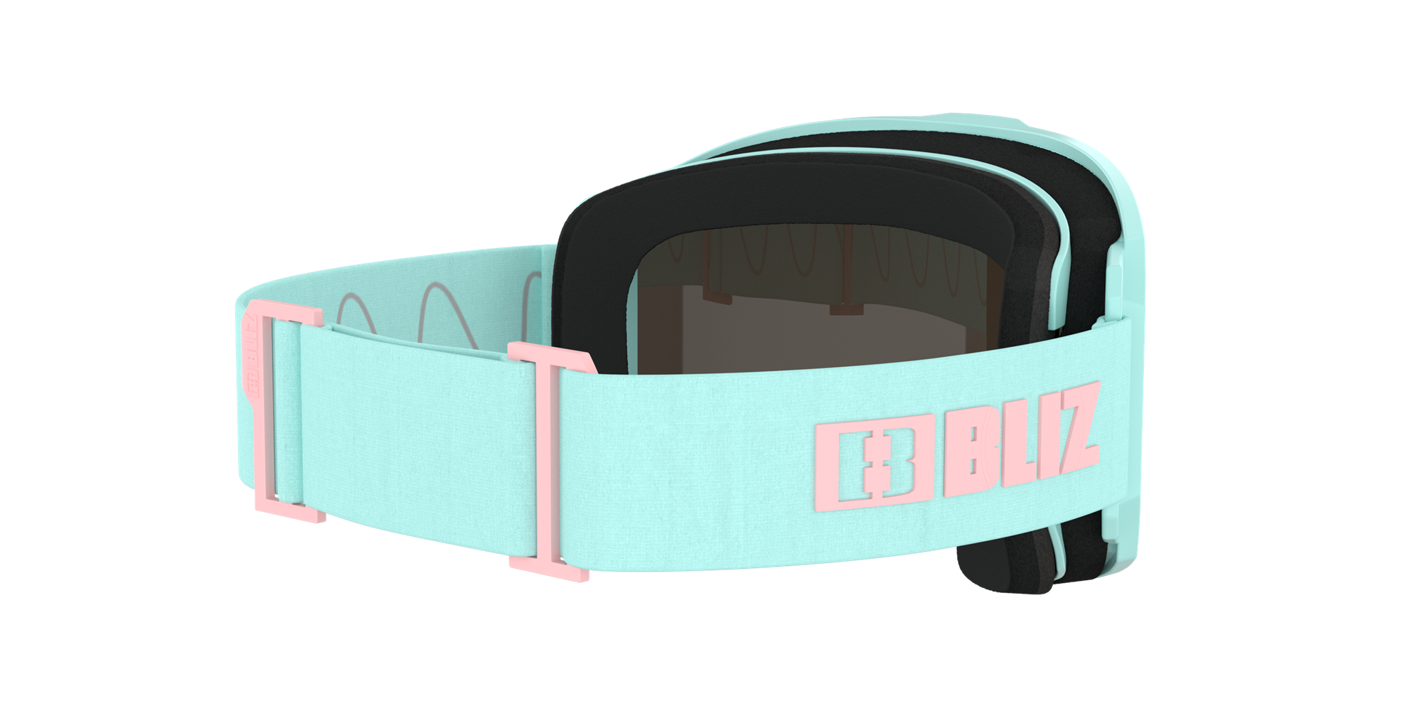 Bliz Rave Ski Goggles Minttu Pinkki Ruskea Pinkki | MWHD-76981