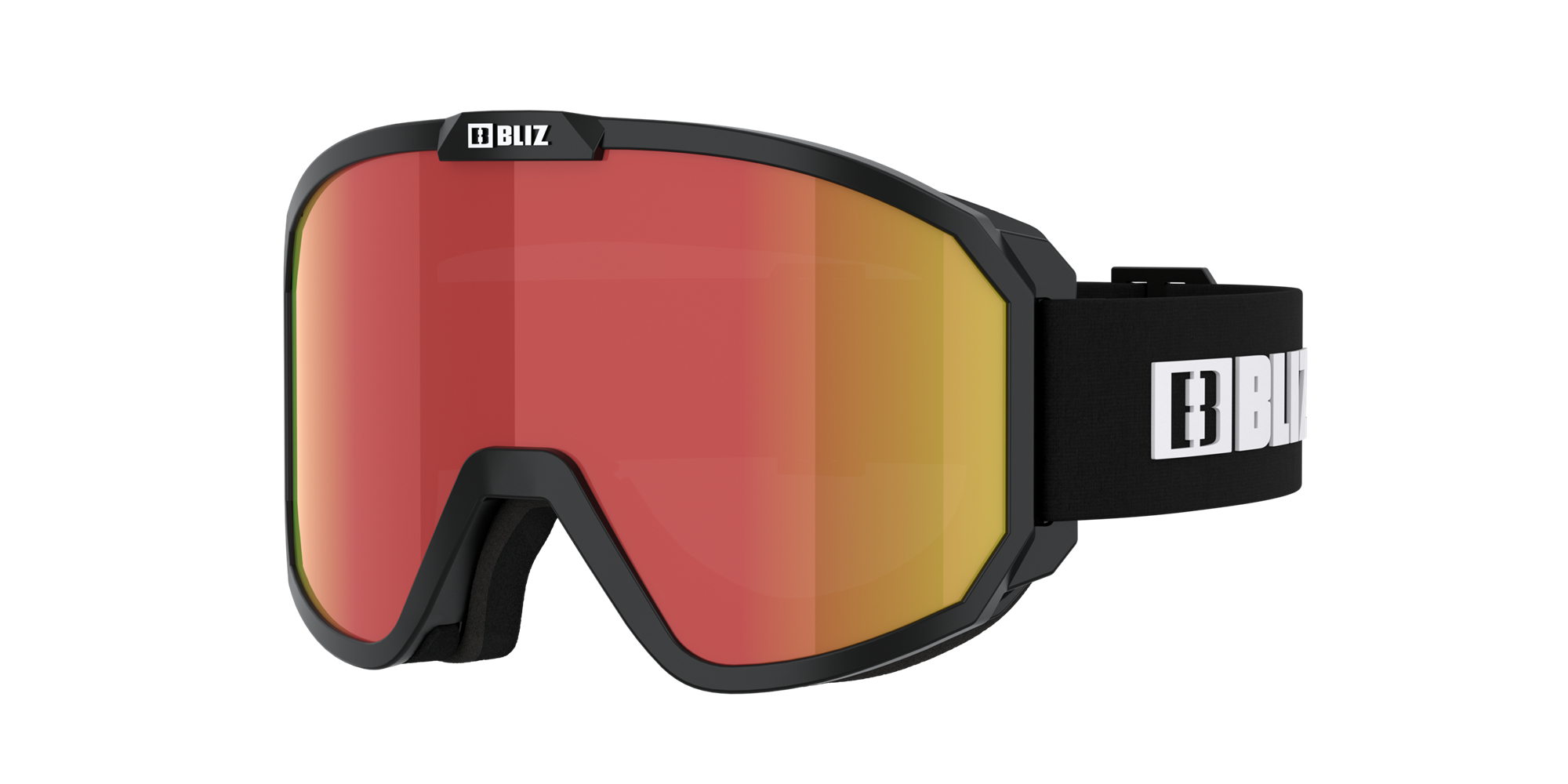 Bliz Rave Ski Goggles Mustat Valkoinen Ruskea Punainen | WAIY-73985