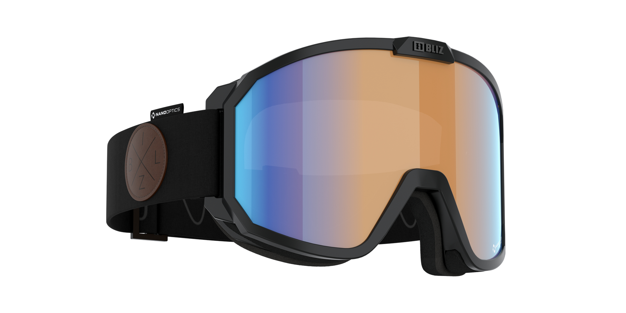 Bliz Rave Ski Goggles Mustat Valkoinen | KCUS-67814