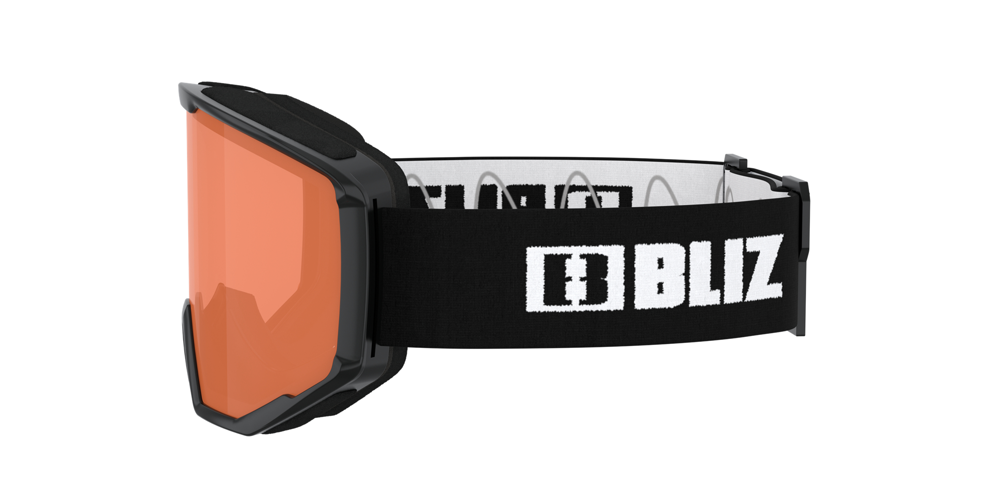 Bliz Spark Ski Goggles Mustat Oranssi | THUF-57941